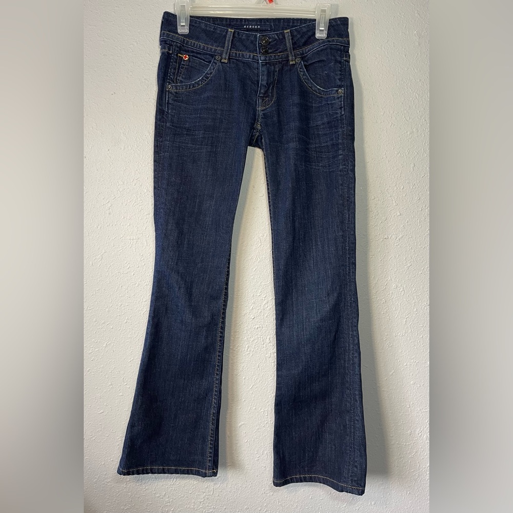 Hudson Jeans  Signature Boot Cut Denim, Size 25, Dark Rinse, Style W170DHK